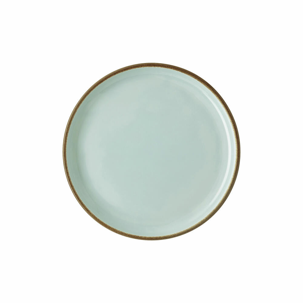 Rosenthal Teller Profi Casual Mint flach 22 cm, Porzellan, Grün-Braun, 22 cm, 10660-405406-10862