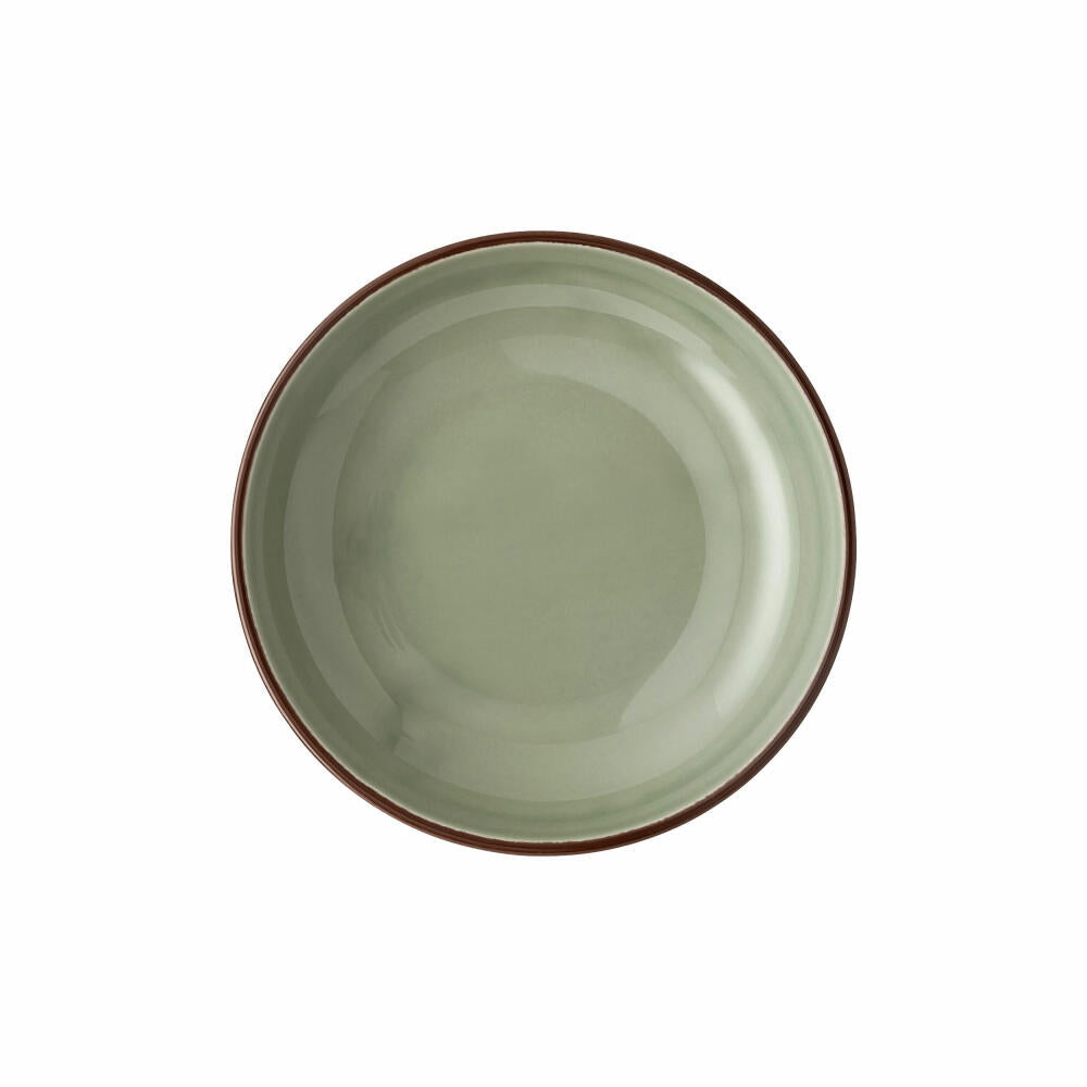 Rosenthal Gourmetteller Profi Casual Moss tief, Porzellan, Grün-Braun, 22 cm, 10660-405405-10772
