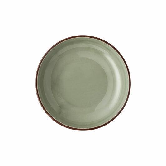 Rosenthal Gourmetteller Profi Casual Moss tief, Porzellan, Grün-Braun, 22 cm, 10660-405405-10772