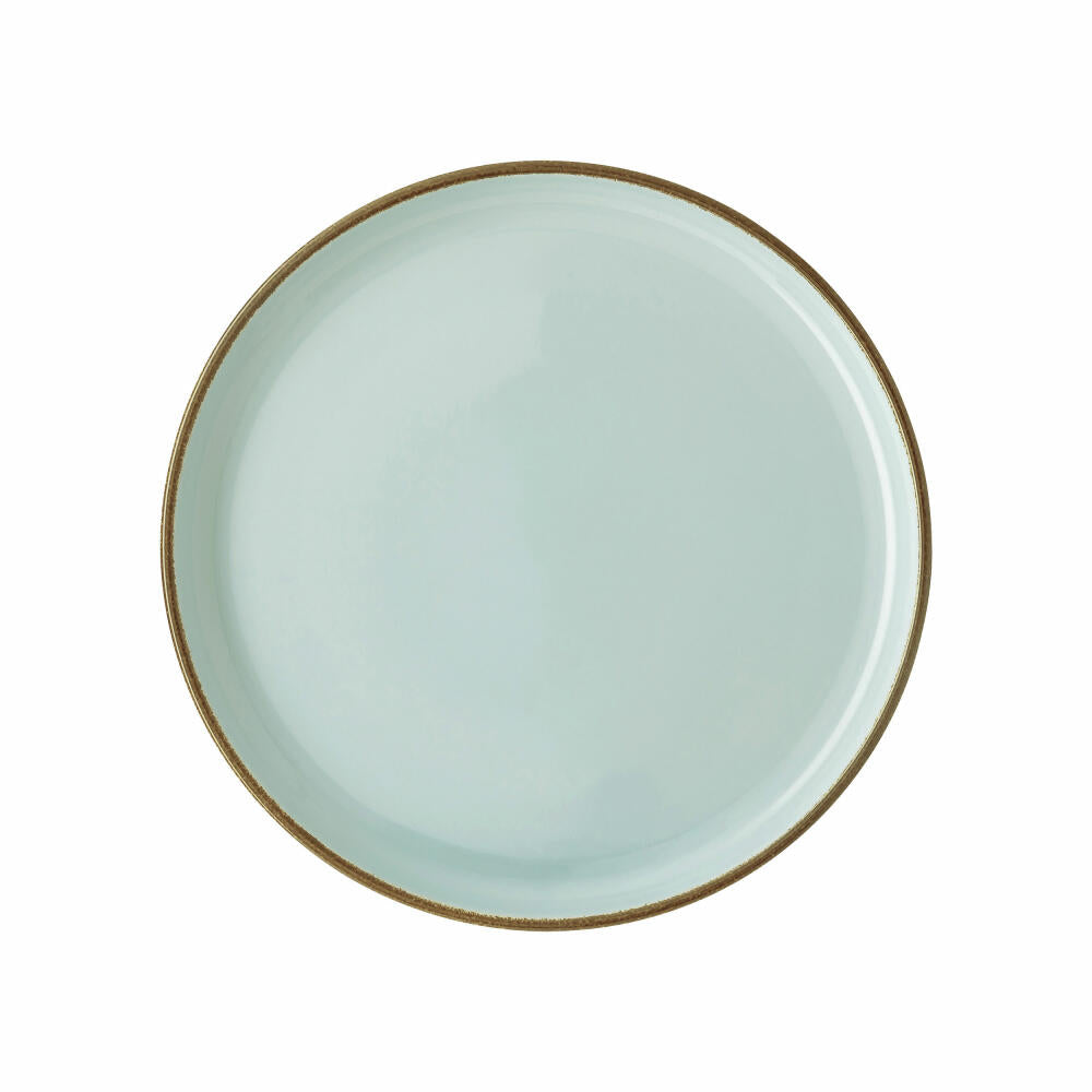 Rosenthal Teller Profi Casual Mint flach 22 cm, Porzellan, Grün-Braun, 27 cm, 10660-405406-10867