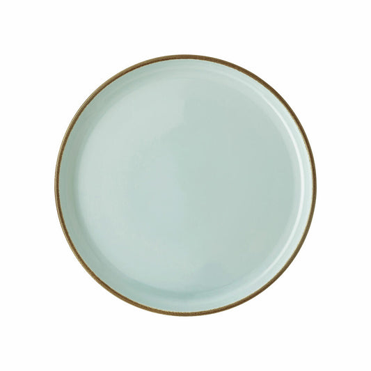 Rosenthal Teller Profi Casual Mint flach 22 cm, Porzellan, Grün-Braun, 27 cm, 10660-405406-10867