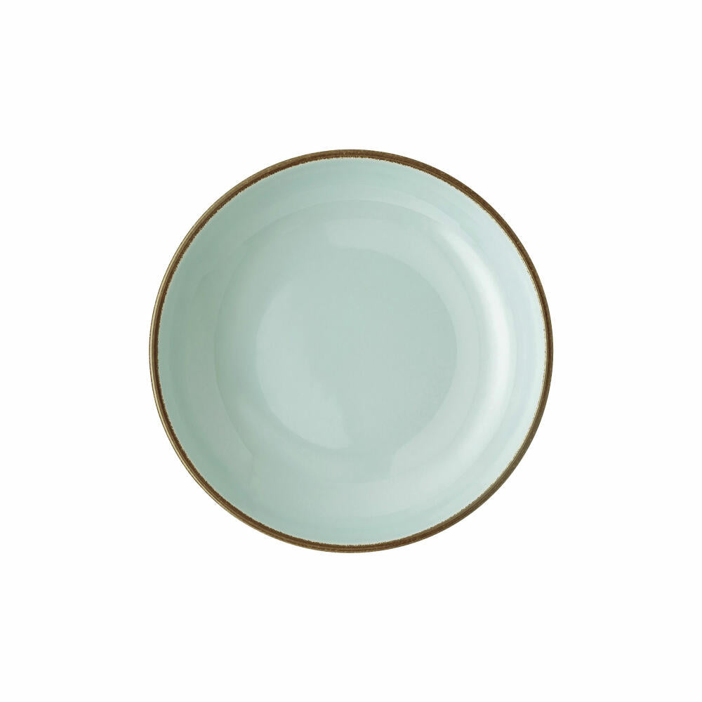 Rosenthal Gourmetteller Profi Casual Mint tief, Porzellan, Grün-Braun, 22 cm, 10660-405406-10772