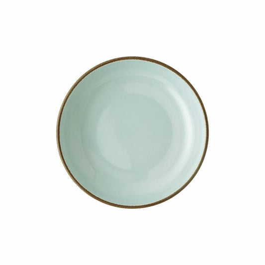 Rosenthal Gourmetteller Profi Casual Mint tief, Porzellan, Grün-Braun, 22 cm, 10660-405406-10772