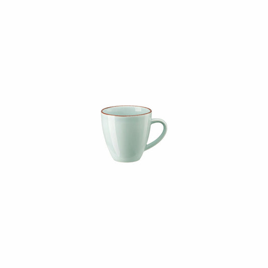 Rosenthal Henkelbecher Profi Casual Mint, Porzellan, Grün-Braun, 350 ml, 10660-405406-15505