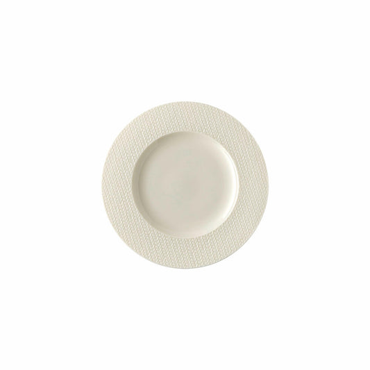 Rosenthal Brotteller Kumi White mit Fahne, Porzellan, Weiß, 17 cm, 10580-405331-10017