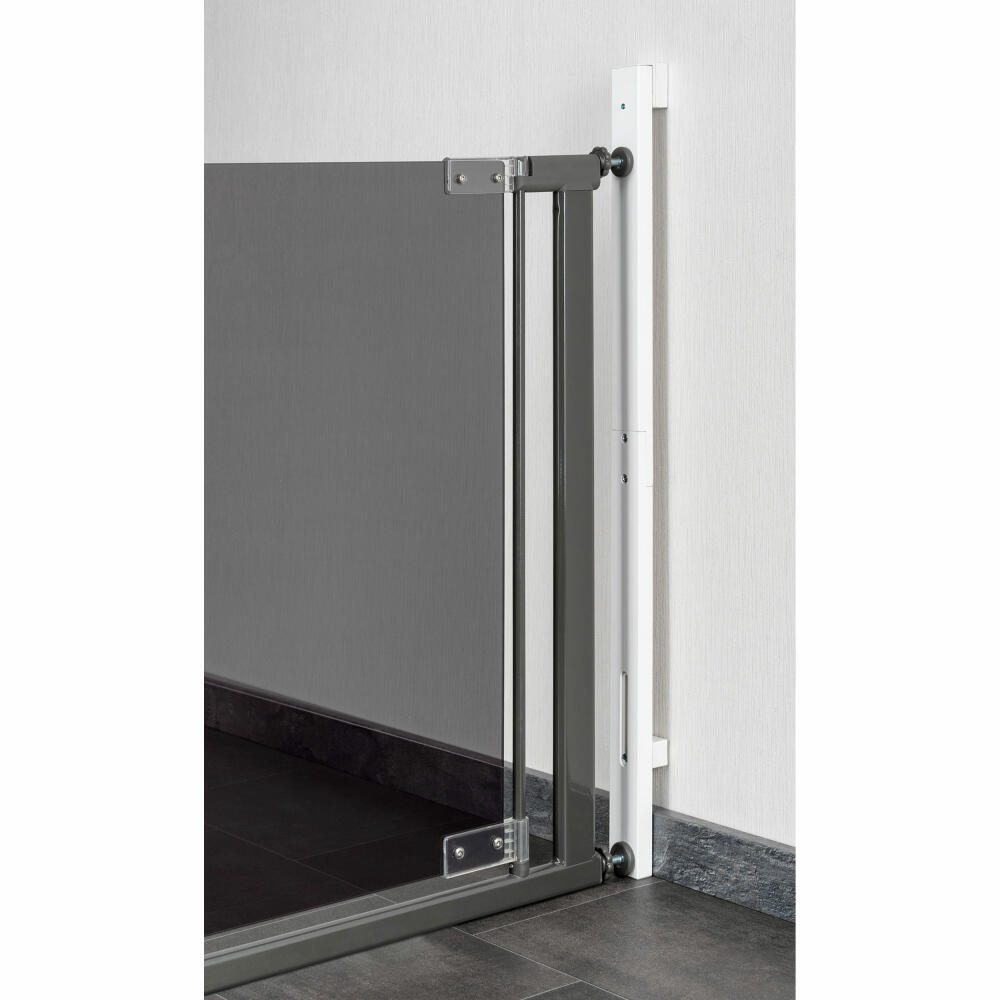 reer WallFlex Bodenleistenset, Befestigungsleisten für Schutzgitter, Kindersicherung, Kinder Sicherung, 46060