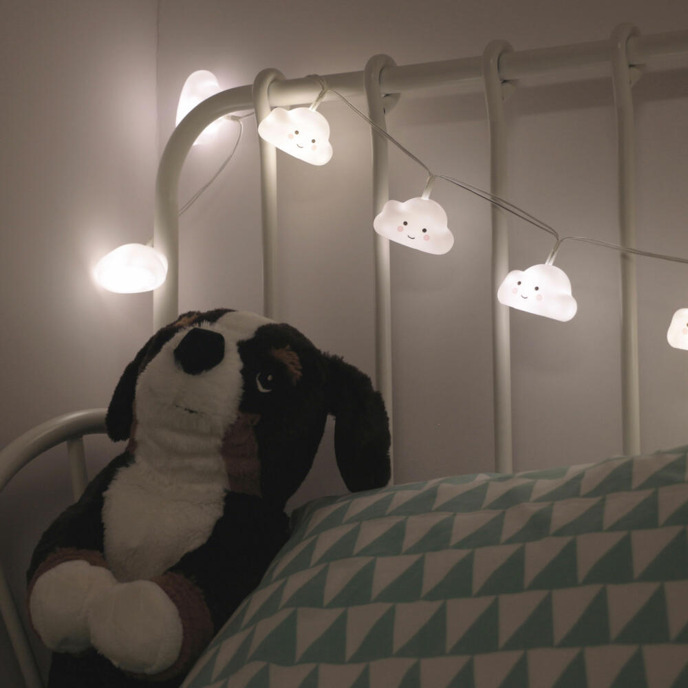 reer lumilu String Light Wolke, Nachtlicht, Lichterkette, Schlummerlicht, LED, mit Timer, 52180