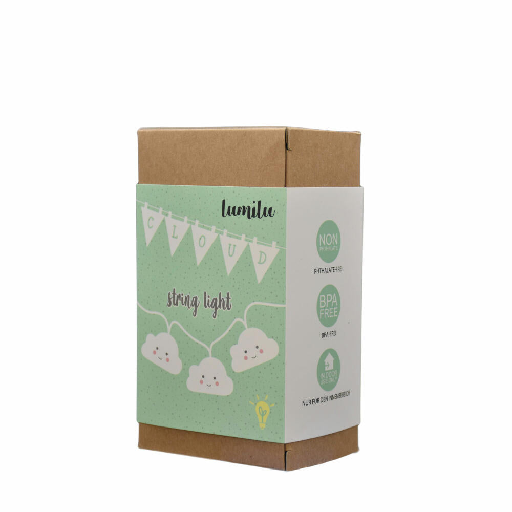 reer lumilu String Light Wolke, Nachtlicht, Lichterkette, Schlummerlicht, LED, mit Timer, 52180