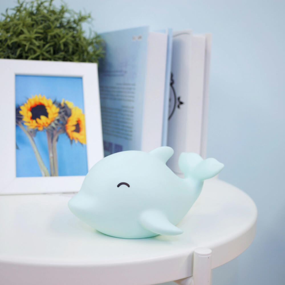reer lumilu Sea Life Dolphin, night light, slumber light, calming light, LED, timer, 52293