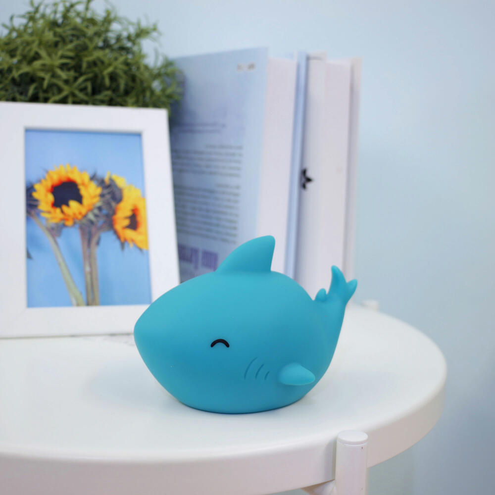 reer lumilu Sea Life shark, night light, slumber light, calming light, LED, timer, 52303