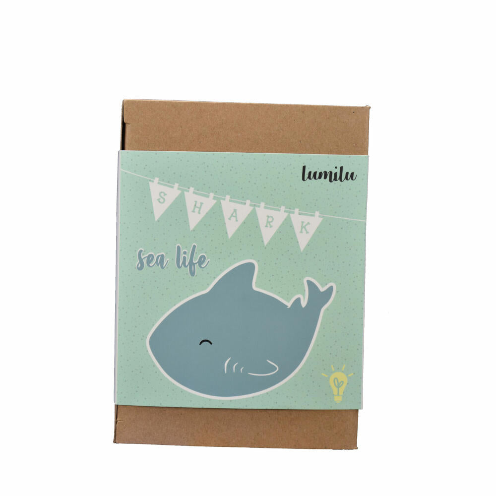 reer lumilu Sea Life shark, night light, slumber light, calming light, LED, timer, 52303