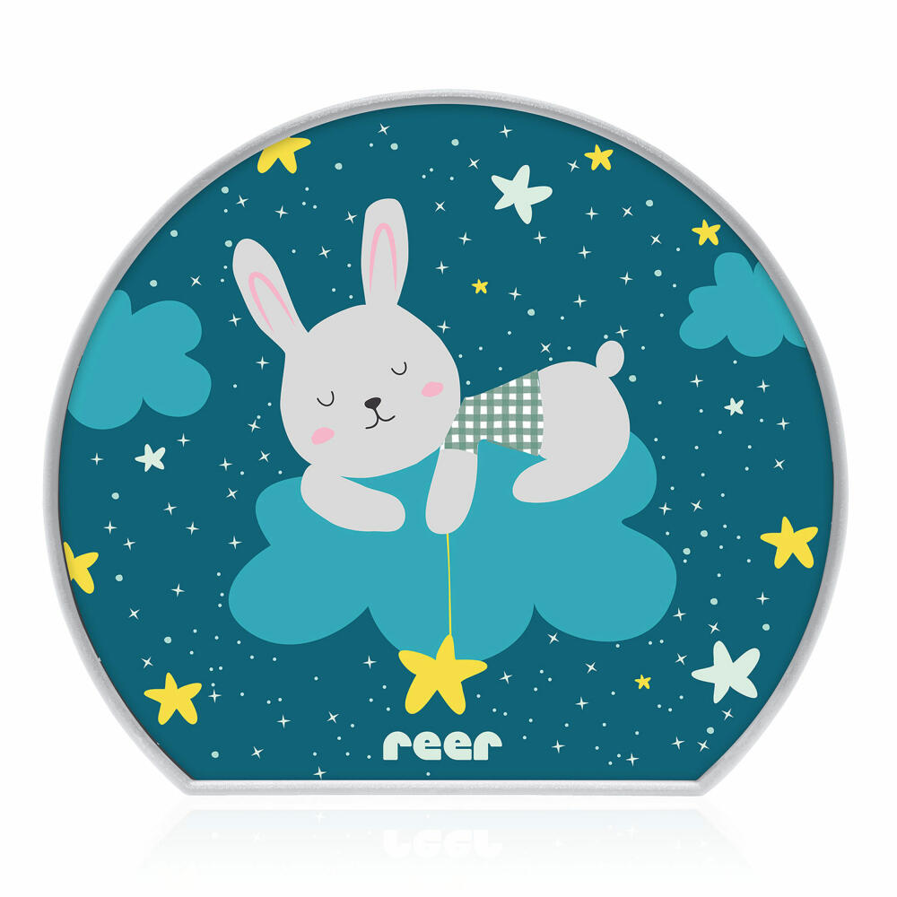 reer MyBabyLight Rabbit, calming light, night light, slumber light, Pacific Blue, 52371