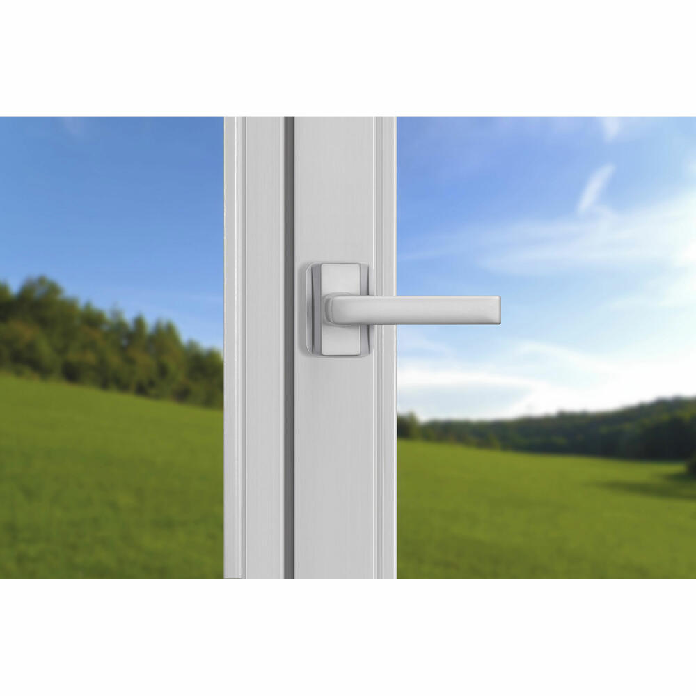 reer WinLock window lock / balcony door lock, set of 3, window lock, door lock, balcony, child safety, white, 70060