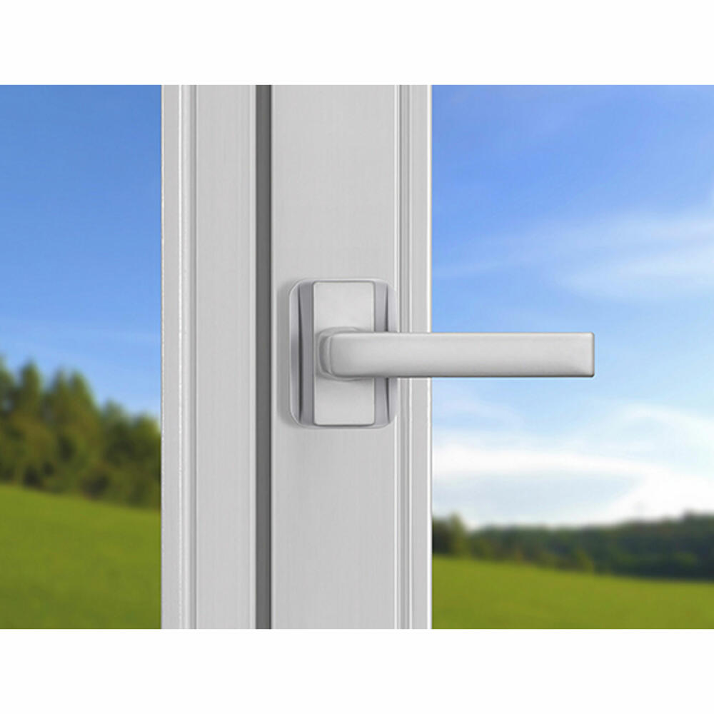 reer WinLock window lock / balcony door lock, set of 3, window lock, door lock, balcony, child safety, white, 70060