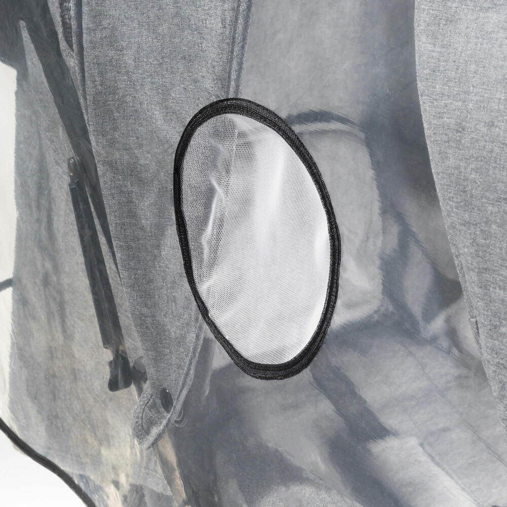 reer RainCover Duo Regenschutz für Geschwisterwagen, Regenverdeck, Regenhaube, Kinderwagen, 73887