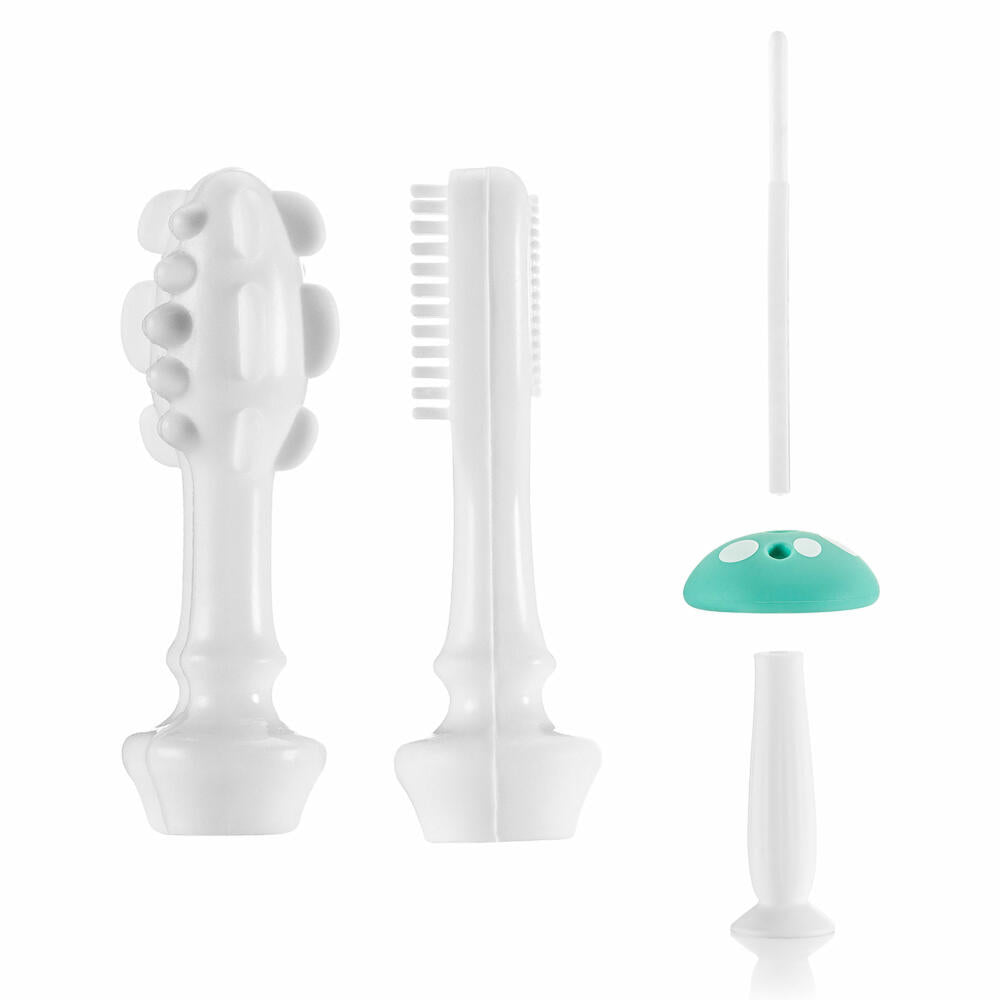 reer BabyCare Zahnputz-Trainer, 2-tlg., Zahnpflege, Lernzahnbürste, Zahnbürste, Baby, 79253