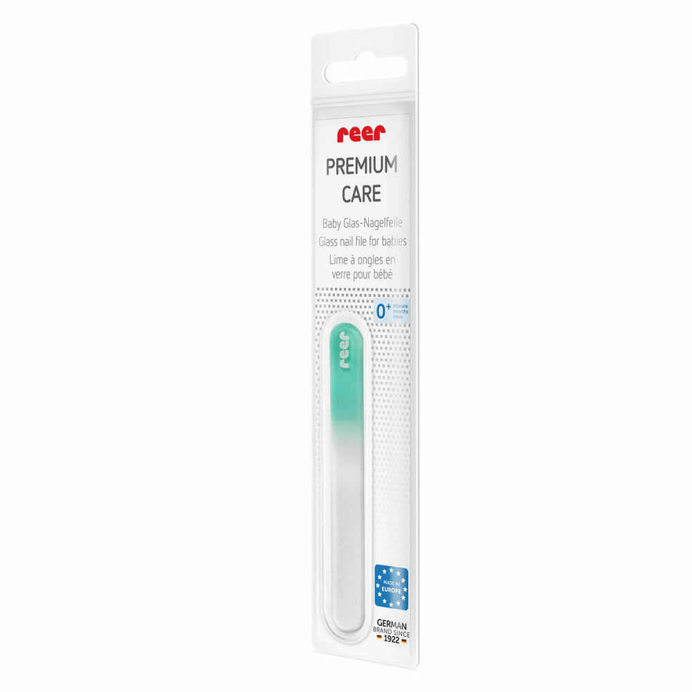 reer PremiumCare Baby Glass Nail File, Nail Care, Nail File, Glass File, Children, 81043