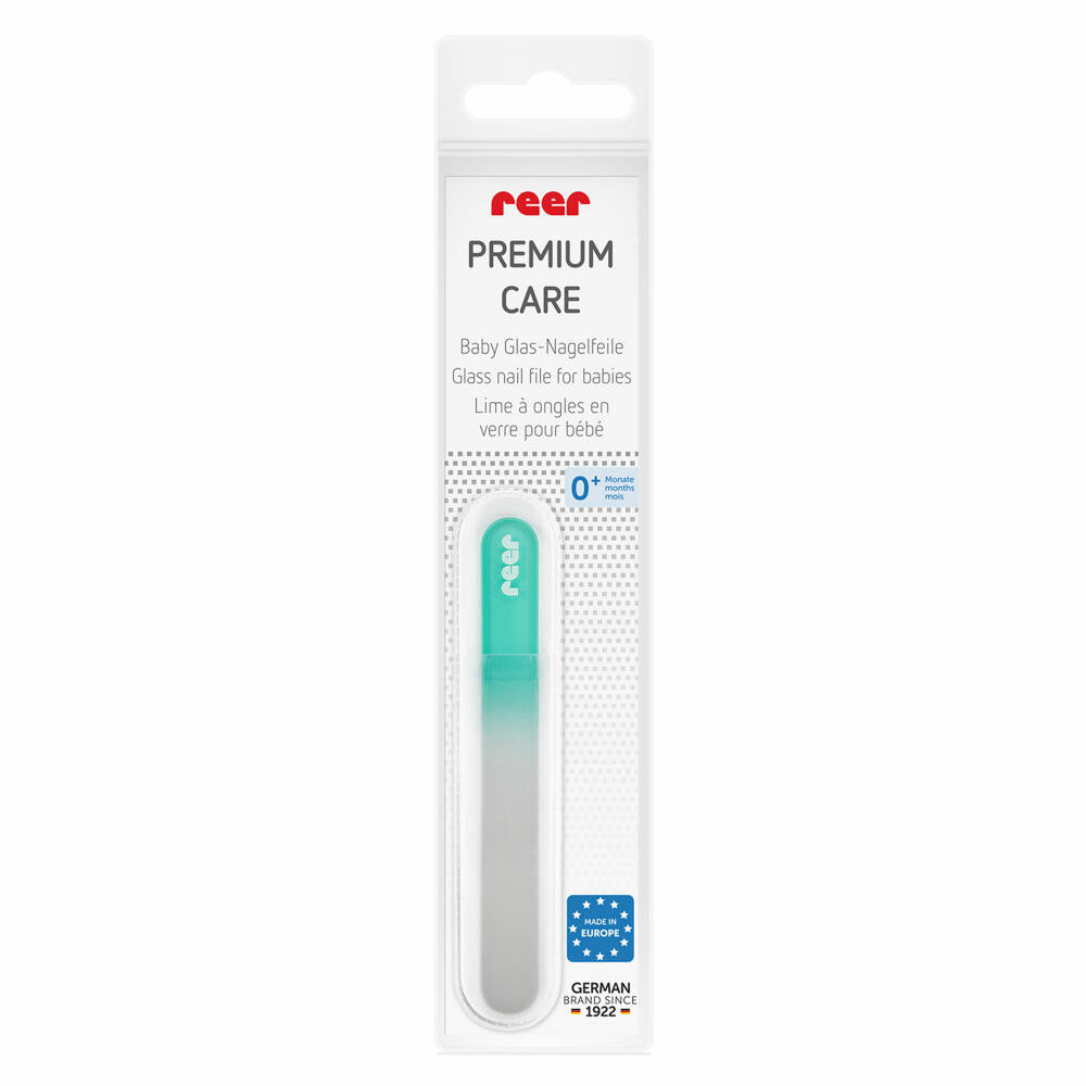 reer PremiumCare Baby Glass Nail File, Nail Care, Nail File, Glass File, Children, 81043