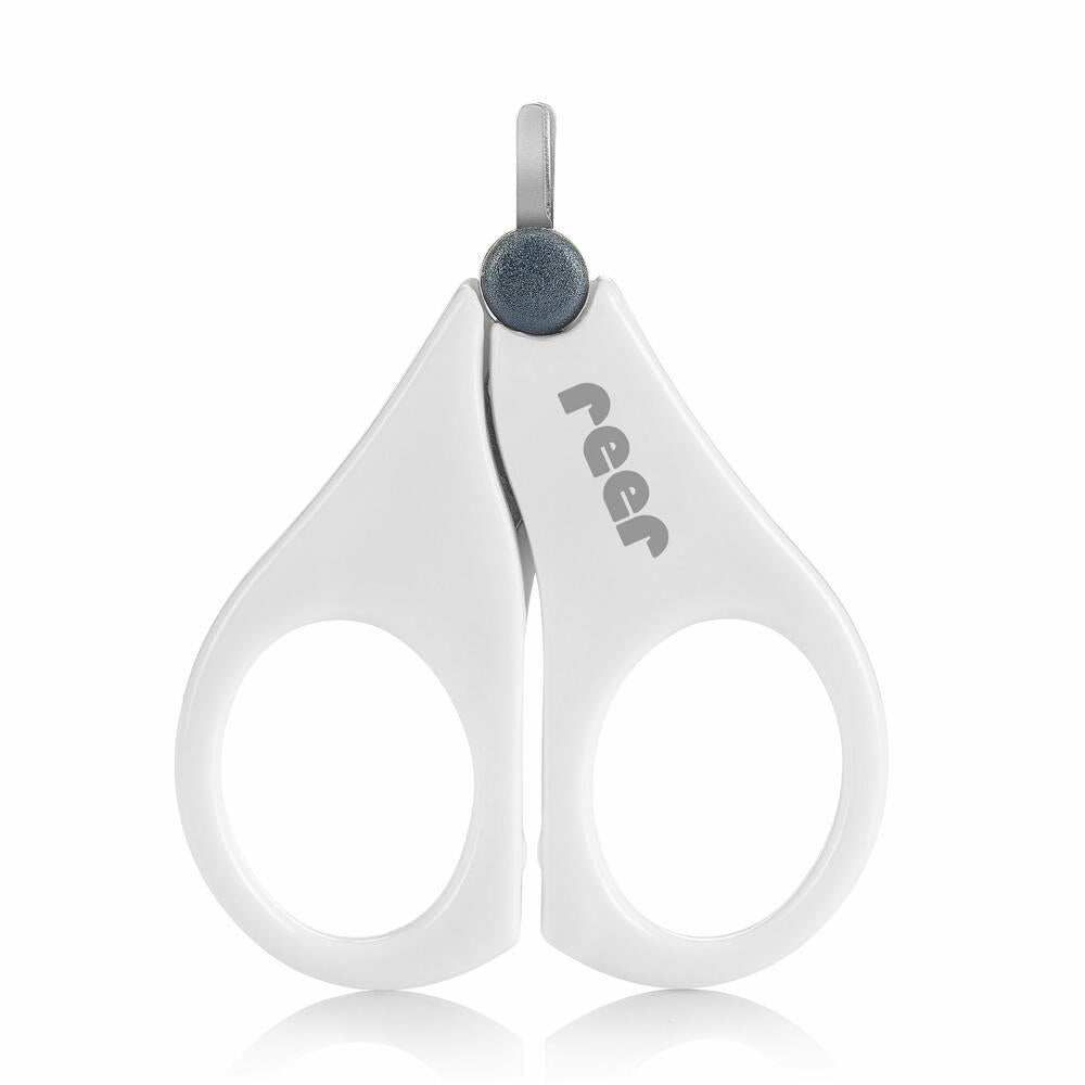 reer BabyCare Baby-Nagelschere, Nagelpflege, Nagel Schere, Baby, Maniküre, Pediküre, 81060