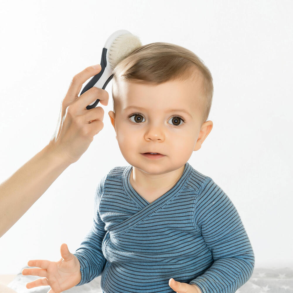 reer BabyCare Haarpflege-Set, 2-tlg., Bürste, Kamm, Haarbürste, Naturborsten, 81070