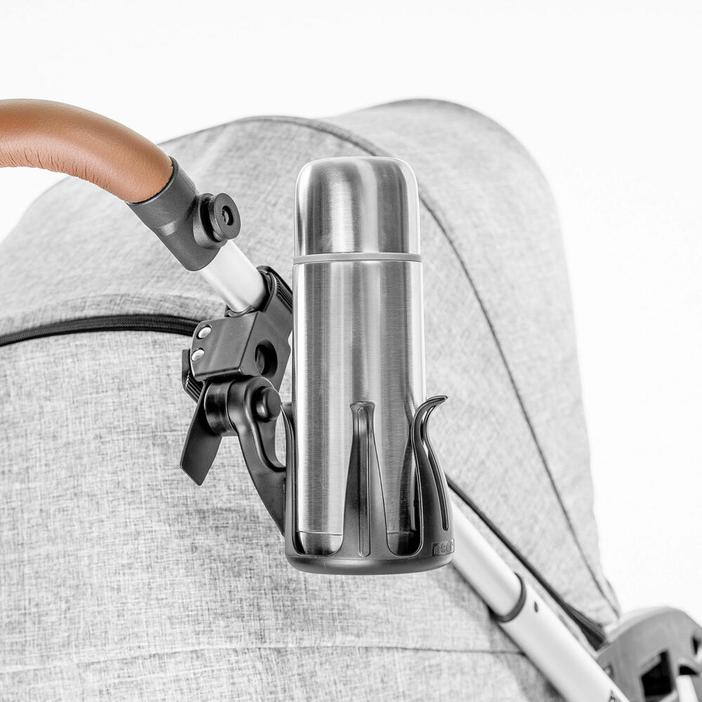 reer Clip&Go Cup Holder Getränkehalter, Babyflasche, Becherhalter, Kinderwagen, 84021