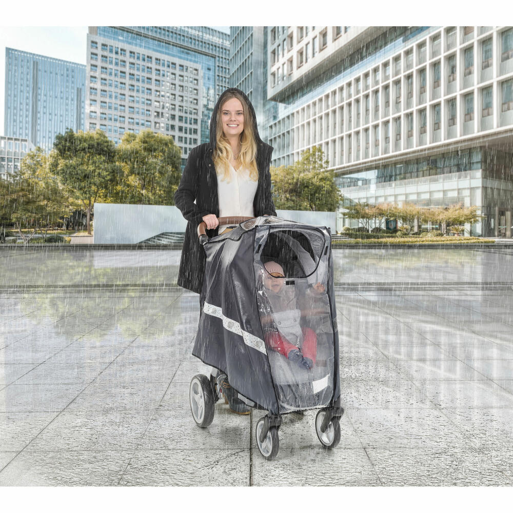 reer DesignLine RainSafe Active rain cover for buggies and sports cars, rain cover, rain hood, 84041