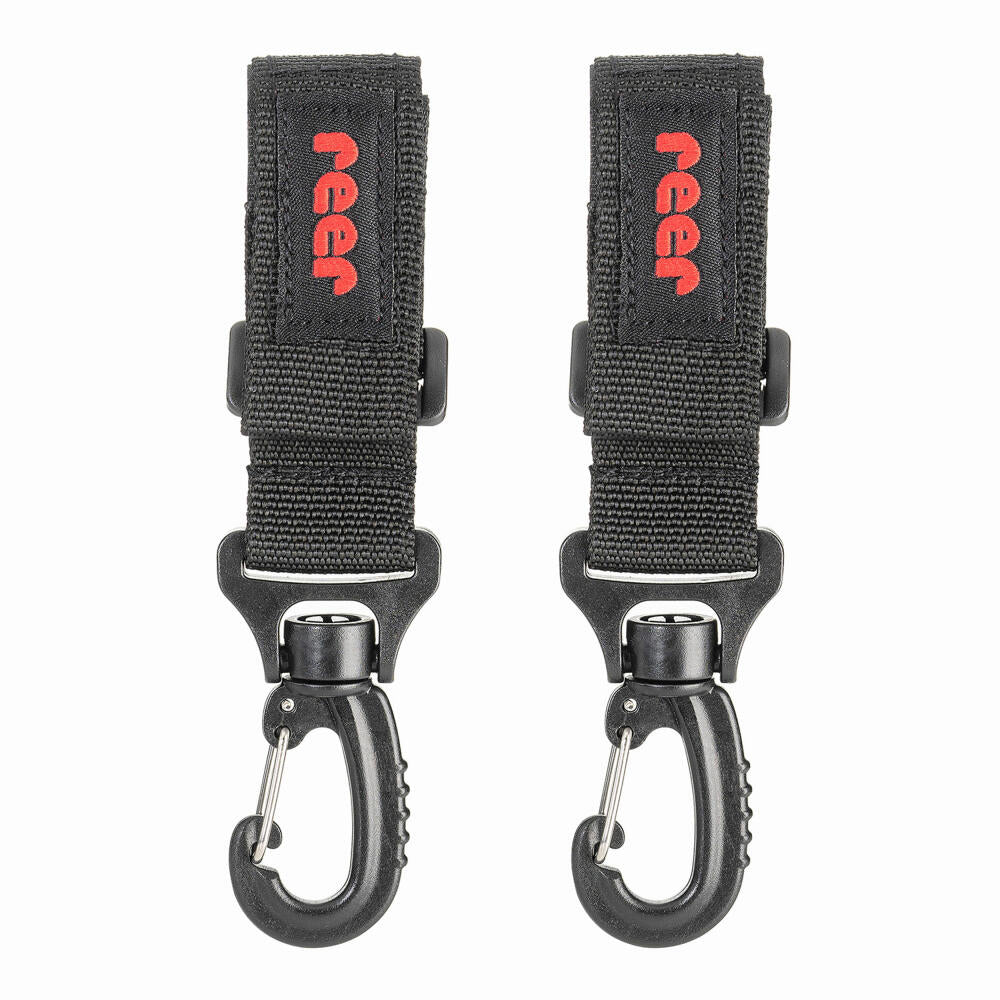 reer Clip&Go Hook Kinderwagenhaken, 2er Set, Kinderwagen Haken, Befestigung Wickeltasche, 84101