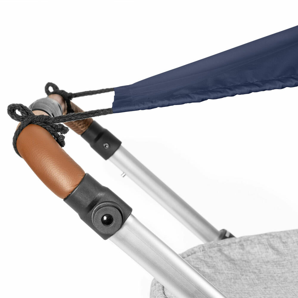 reer ShineSafe Sonnensegel, Sonnenschutz, UV Schutz, Kinderwagen, Marineblau, 84213