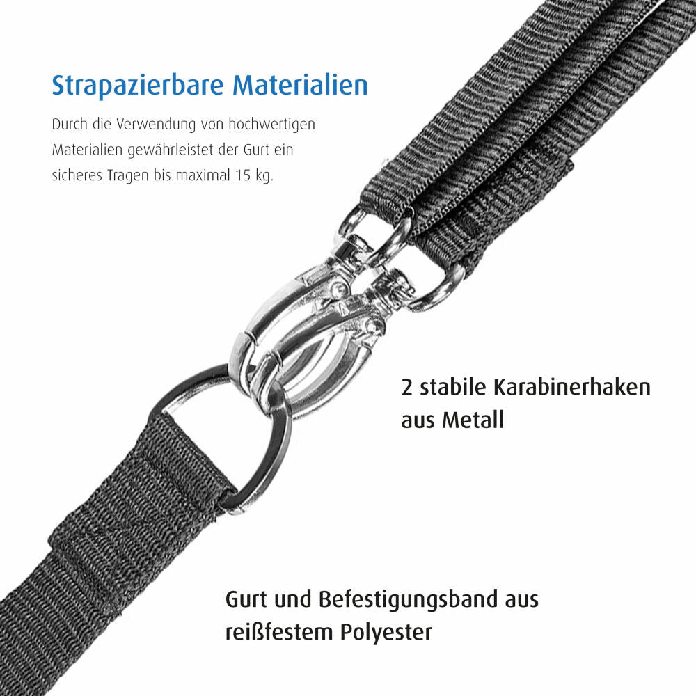 reer Clip&amp;Go Carry carrying strap for baby car seats, carrying aid, transport aid, transport strap, strap baby car seat, universal, 85021