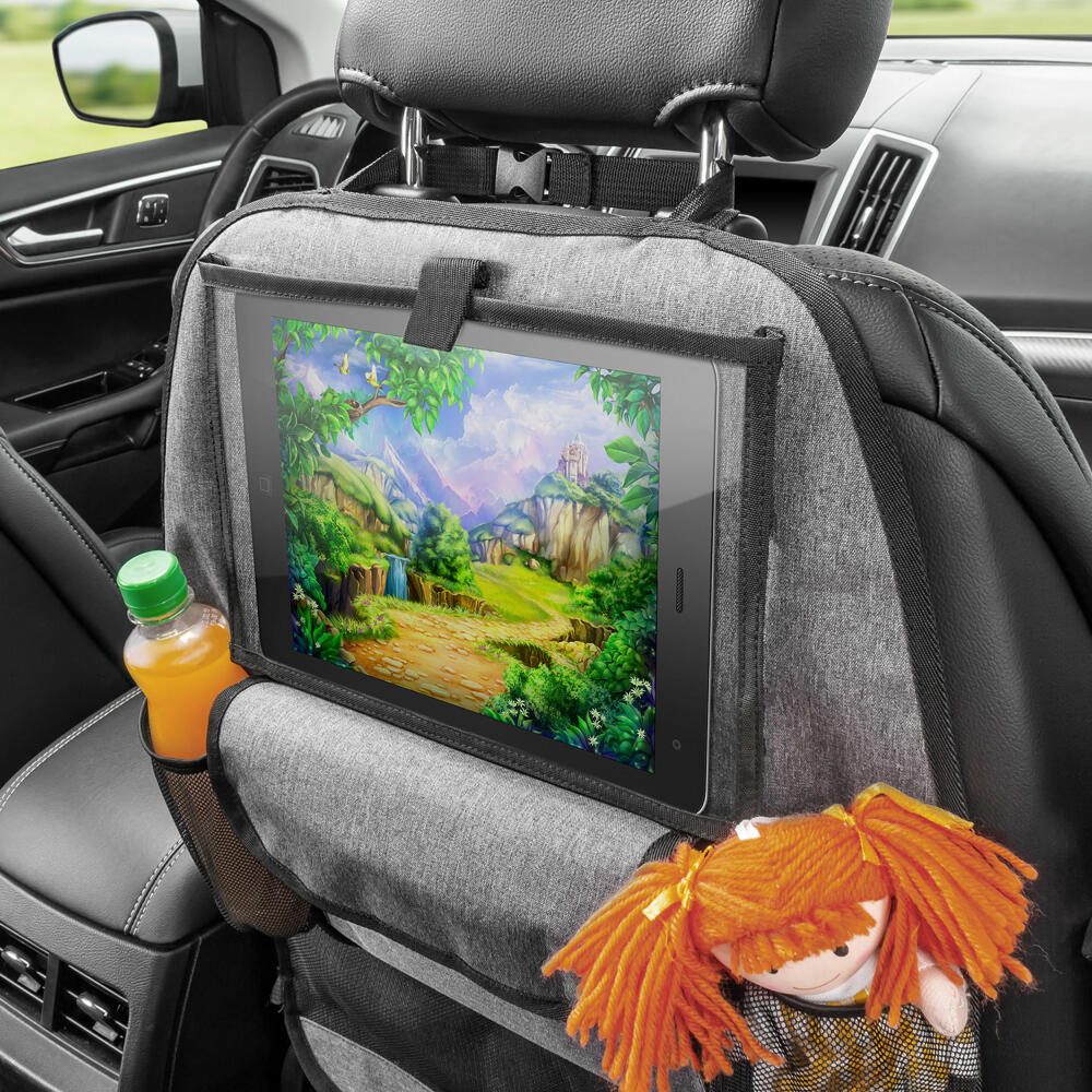 reer TravelKid Entertain Car Back Seat Organizer, Back Seat Organizer, Car Organizer, Car Seat Organizer, 86051