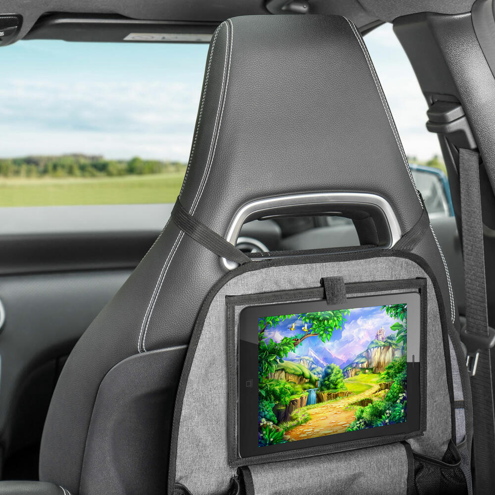 reer TravelKid Entertain Car Back Seat Organizer, Back Seat Organizer, Car Organizer, Car Seat Organizer, 86051