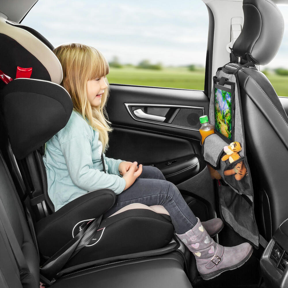 reer TravelKid Entertain Car Back Seat Organizer, Back Seat Organizer, Car Organizer, Car Seat Organizer, 86051