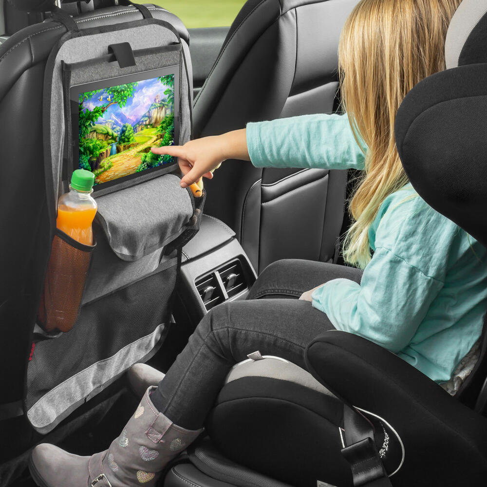 reer TravelKid Entertain Car Back Seat Organizer, Back Seat Organizer, Car Organizer, Car Seat Organizer, 86051