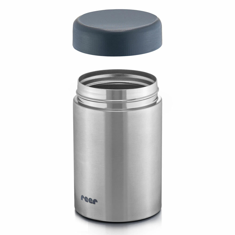 reer Pure Edelstahl-Warmhaltebox, Thermobox, Thermo Behälter, Babynahrung, 300 ml, 90408