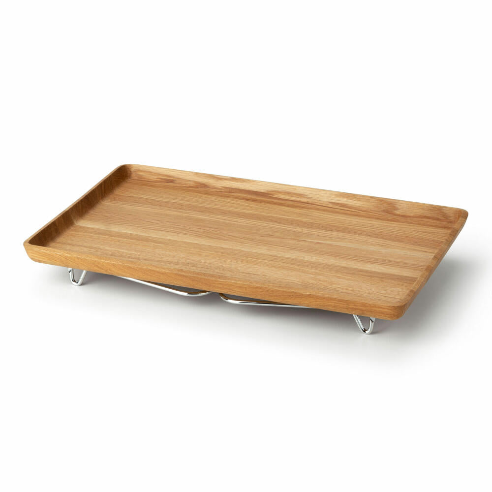 Continenta Bett-Tablett, Betttablett, Serviertablett, Frühstückstablett, Betttisch, Eichenholz, 53 x 32 cm, 4141