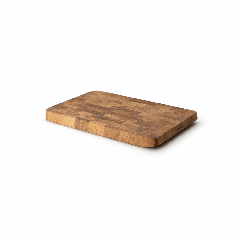 Continenta cutting board, serving board, kitchen board, wooden board, oak end grain 38 x 25 cm, 4182