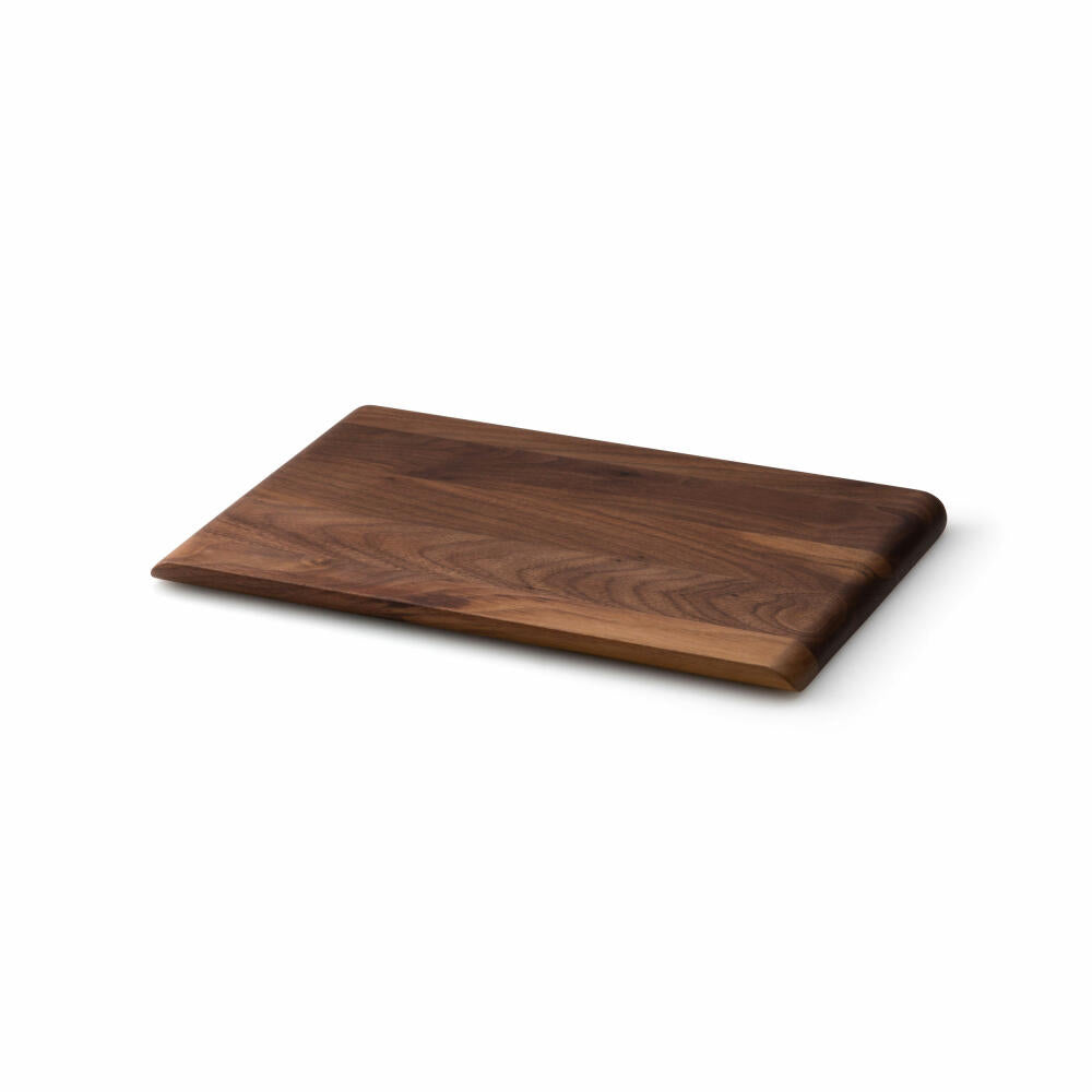 Continenta cutting board, kitchen board, wooden board, serving board, walnut wood, 30 x 20 cm, 4221
