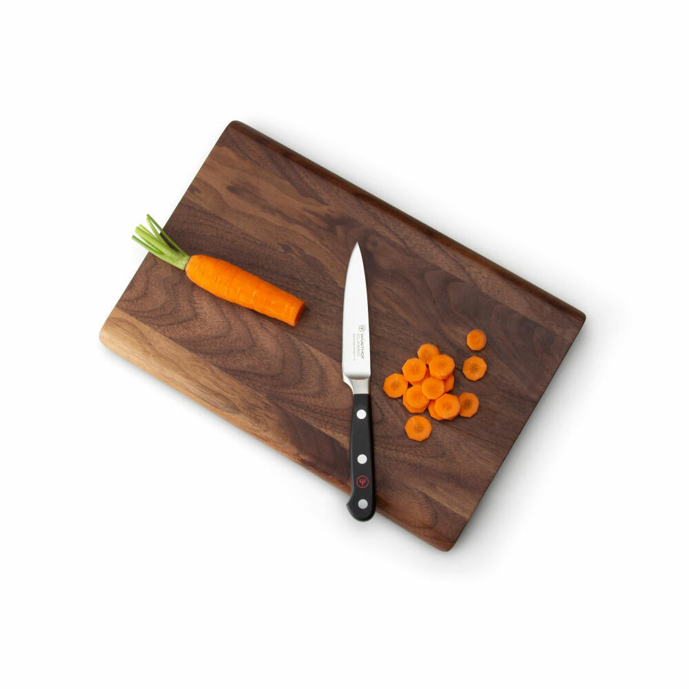 Continenta cutting board, kitchen board, wooden board, serving board, walnut wood, 30 x 20 cm, 4221