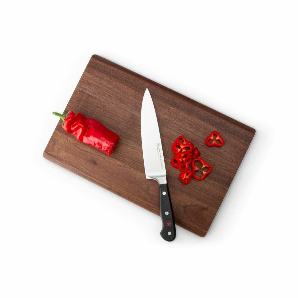 Continenta cutting board, kitchen board, wooden board, serving board, walnut wood, 36 x 24 cm, 4222