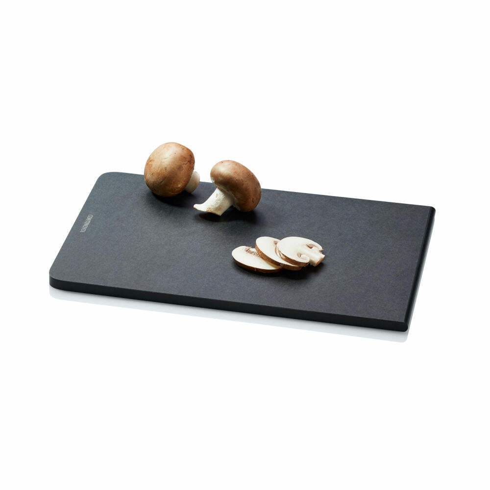Continenta Schneidebrett Duracore, Küchenbrett, Frühstücksbrett, Holzpapierfaser, Schwarz, 23.5 x 16 cm, 5310