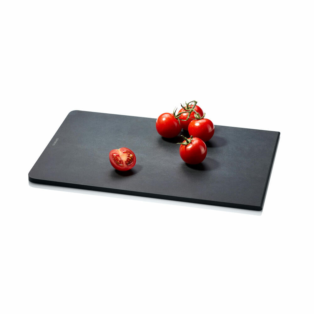Continenta Cutting Board Duracore, Kitchen Board, Serving Board, Wood Paper Fiber, Black, 34.5 x 24 cm, 5312