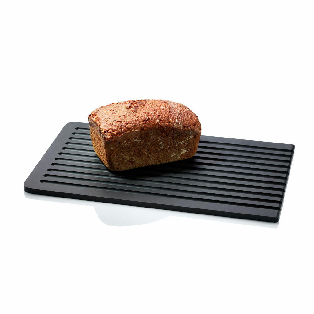 Continenta Brotschneidebrett Duracore, Schneidebrett, Küchenbrett, Holzpapierfaser, Schwarz, 38.5 x 27 cm, 5315