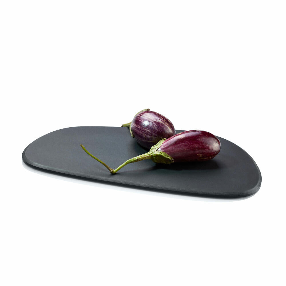 Continenta cutting board Duracore, kitchen board, serving board, cheese board, wood paper fiber, black, 36.2 x 19.7 cm, 5323