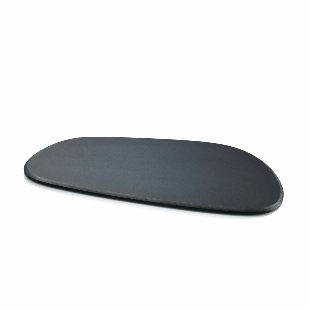 Continenta cutting board Duracore, kitchen board, serving board, cheese board, wood paper fiber, black, 36.2 x 19.7 cm, 5323