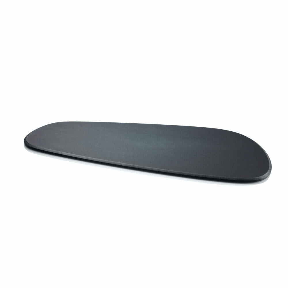 Continenta cutting board Duracore, kitchen board, serving board, cheese board, wood paper fiber, black, 49 x 20.7 cm, 5324