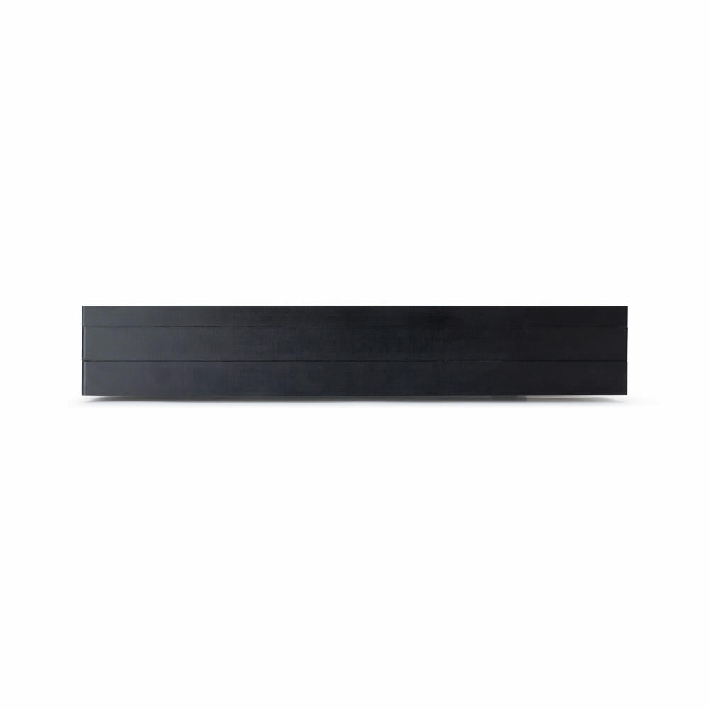 Continenta cutting board with drawer, kitchen board, serving board, drip tray, Duracore, black, 48 x 32.5 x 5 cm, 5327