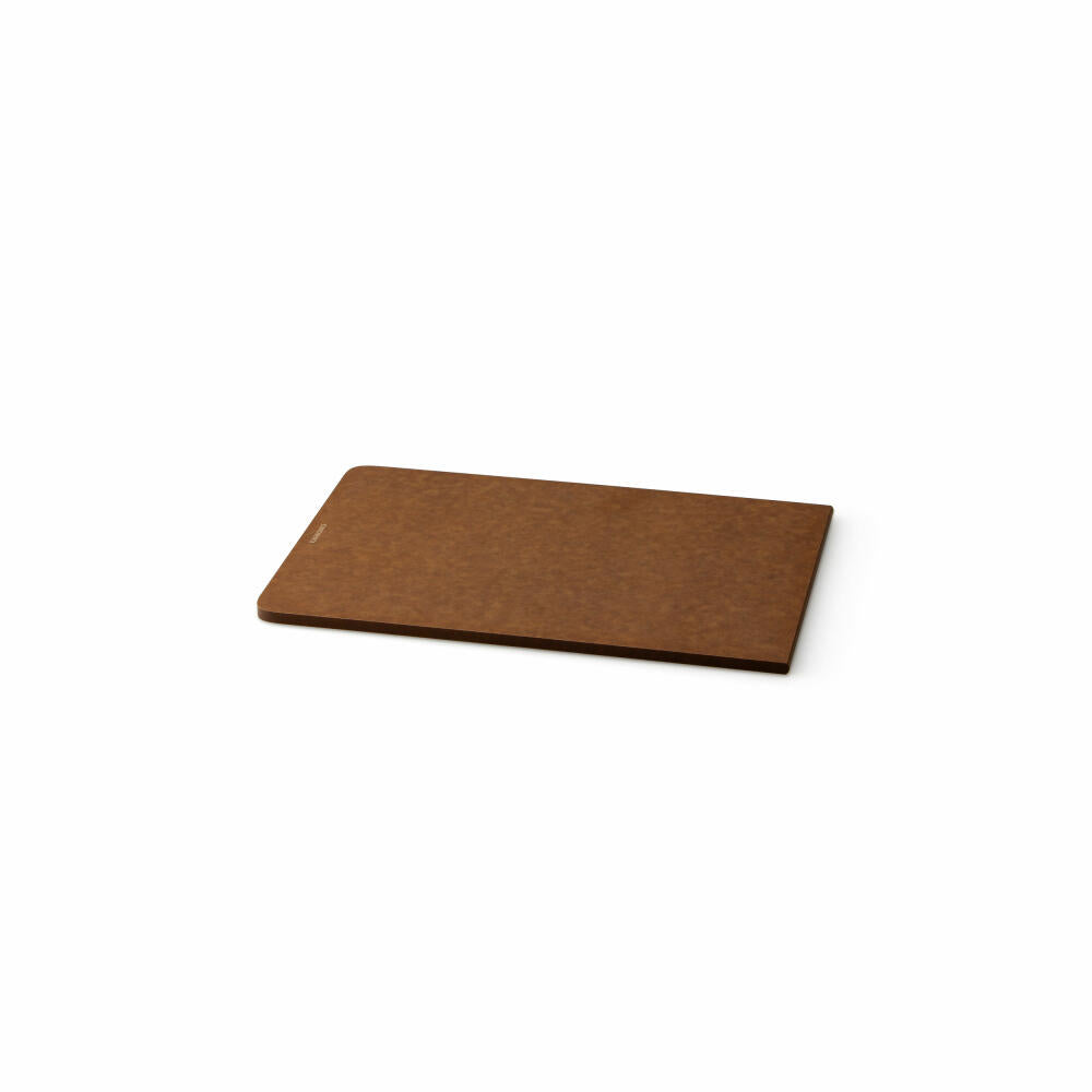 Continenta Schneidebrett BAND, Servierbrett, Küchenbrett, Holzbrett, Duracore, Braun, 29.5 x 20 cm, 5411
