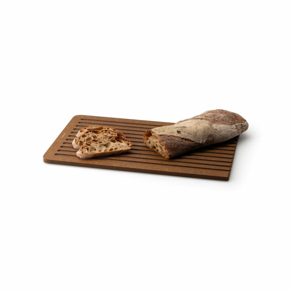 Continenta bread cutting board BAND, cutting board, kitchen board, wooden board, Duracore, brown, 38.5 x 23.5 cm, 5415
