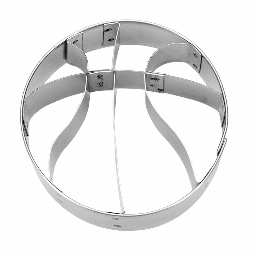 Städter Präge-Ausstecher Basketball, Ausstechform, Plätzchenform, Keks, Plätzchen, Edelstahl, 6 cm, 041400