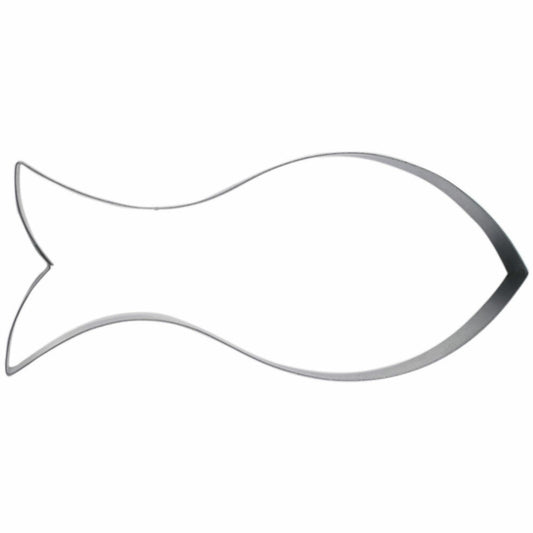 Städter Ausstecher Fisch, Ausstechform, Plätzchenform, Keks, Plätzchen, Edelstahl, 13 cm, 064331